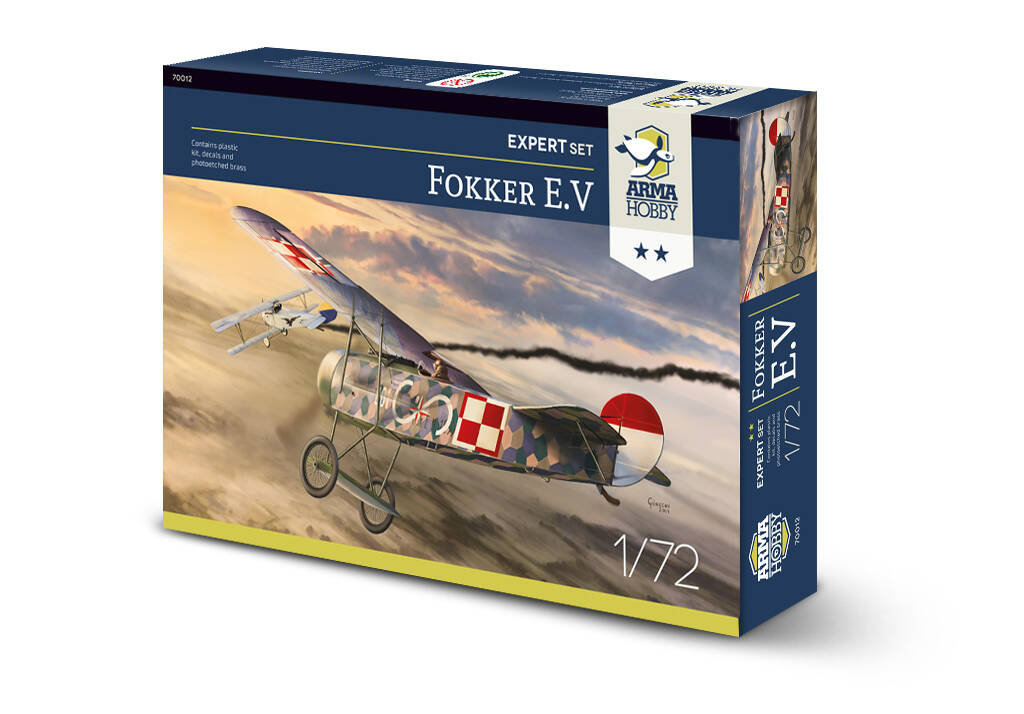 Фото - Збірна модель 70012 Fokker E.V (Expert Set)