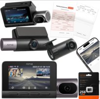 70mai Wideorejestrator 4K T800 + kamera tylna RC24 HDR + SD 256GB