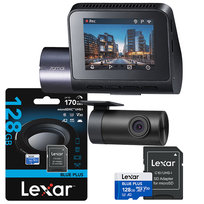 70mai Wideorejestrator Dash Cam A410 + kamera tylna RC21 + karta pamięci Lexar 128GB