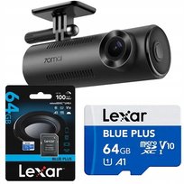 70mai Wideorejestrator M310 Dash Cam + karta pamięci Lexar 64GB