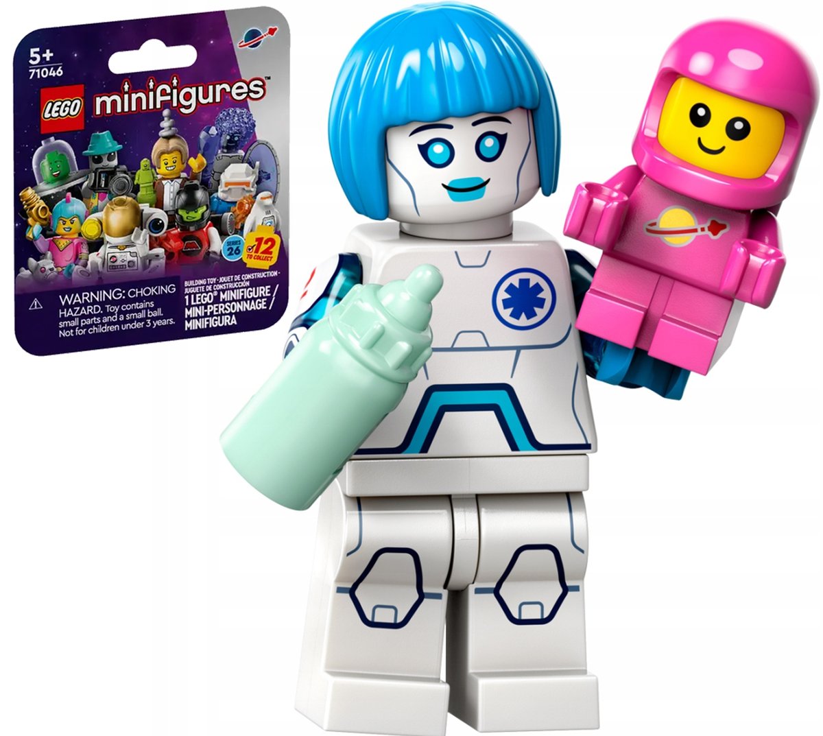 71046 - LEGO Minifigures - ANDROID-PIELĘGNIARKA col26-6 / Kosmos Seria ...