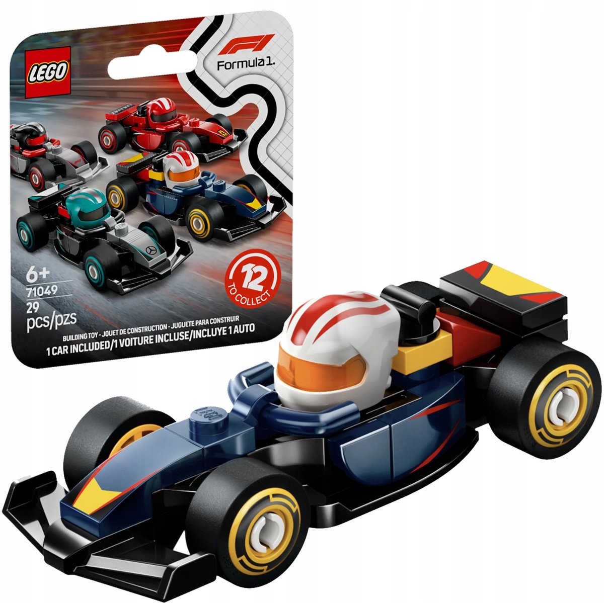 Lego Racing Figure 71049 - LEGO Minifigures - Bolid Formuła F1 Red Bull Racing RB20 - LEGO ...