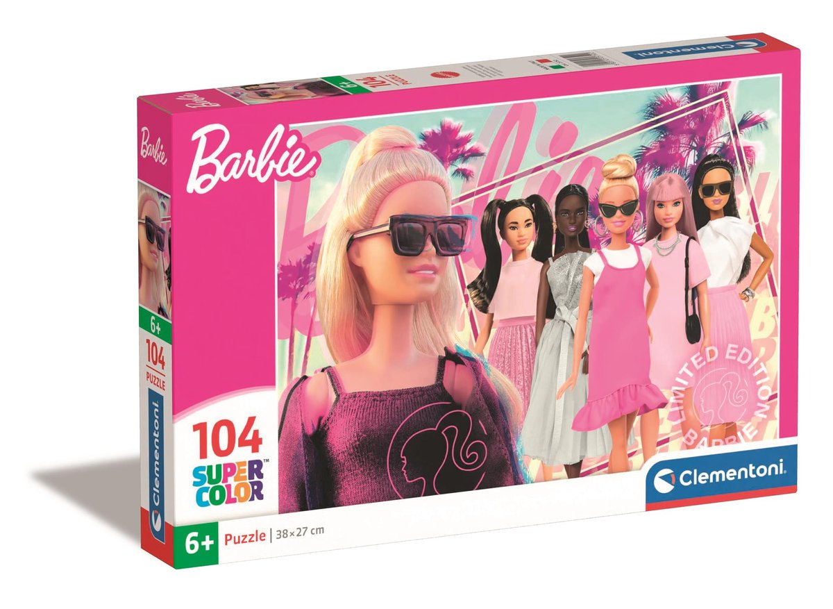 Clementoni 7522 Clementoni Puzzle 104 El. Barbie