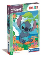 7553 Clementoni Puzzle 104 El. Disney Stitch Clementoni