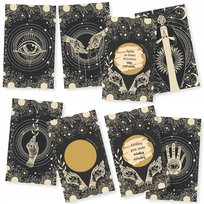 75x zdrapki - TWOJA WRÓŻBA - wróżby andrzejkowe zabawa andrzejki gra 75x F2