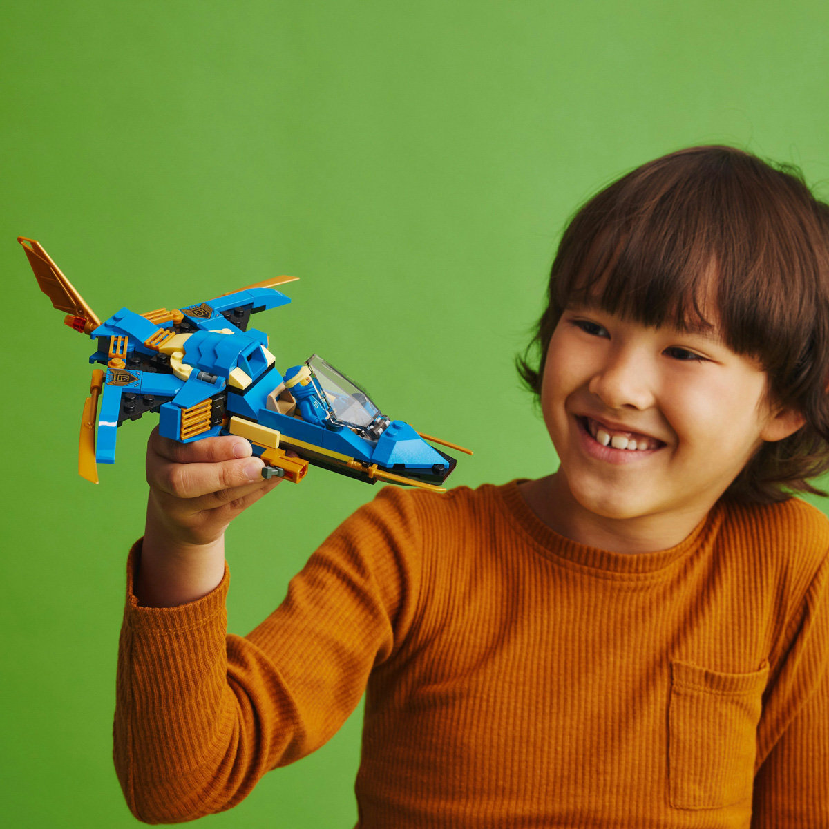LEGO Ninjago, klocki, Odrzutowiec ponaddźwiękowy Jay'a EVO