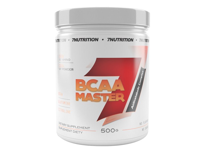 7Nutrition, BCAA Master, 500 g, malina