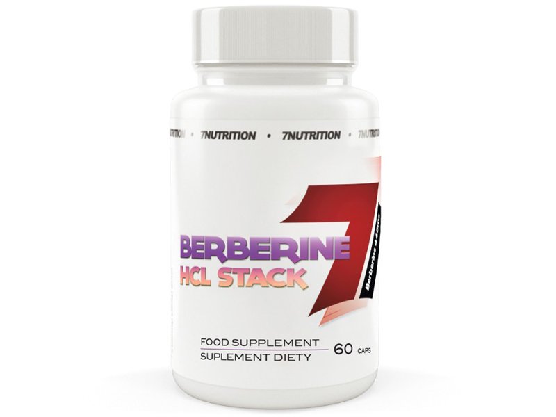 Фото - Вітаміни й мінерали 7 Nutrition 7Nutrition, Berberine HCL Stack, 60 kapsułek 