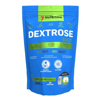 7Nutrition - Dextrose Gold 1 kg - zielone jabłko - 7 Nutrition