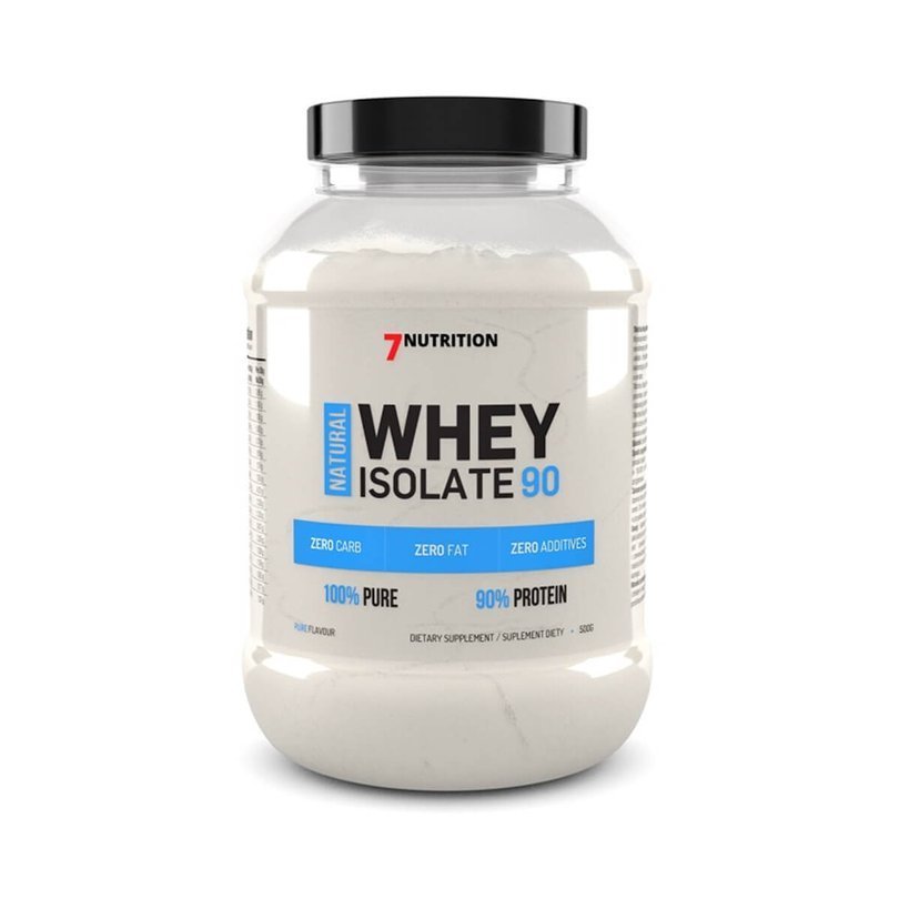7Nutrition Natural Whey Isolate 90 500 g 7 Nutrition Sport