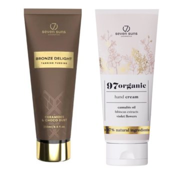 7suns Bronze Delight Tanning Pudding 250ml + Krem Do Rąk 75ml - 7suns