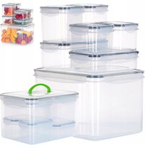 7x LUNCHBOX ŚNIADANIÓWKA PUDEŁKA NA ŻYWNOŚĆ PLASTIKOWE POJEMNIKI ZESTAW