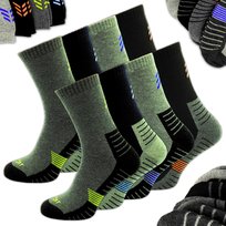 8 x Skarpety Męskie 40-43 GRUBE CIEPŁE TERMICZNE ZESTAW DŁUGIE BAWEŁNA 95%