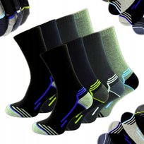 8 x Skarpety Męskie ZESTAW DŁUGIE 42-46 BAWEŁNA 95% TERMICZNE GRUBE CIEPŁE