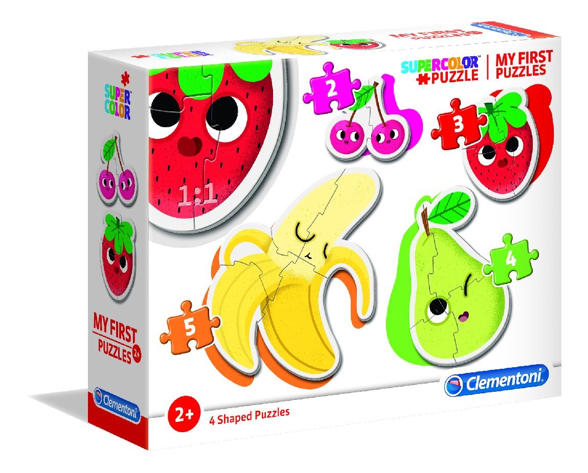 8159 Clementoni 2-3-4-5 Moje Pierwsze Puzzle Owoce
