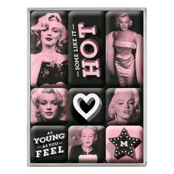 83104 Magnesy (9szt) Marilyn - Some Like - Nostalgic-Art Merchandising Gmb