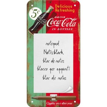 84038 Notes Magnetyczny Coca-Cola - Deli - Nostalgic-Art Merchandising