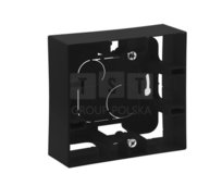 863597 Niloe Step Puszka natynkowa pojedyncza czarny 863597