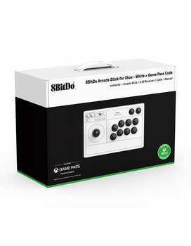8Bitdo Arcade Stick Biały+ Game Pass 1 Month - 8bitdo