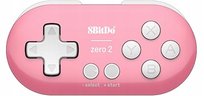 8BitDo Zero 2 Bluetooth Gamepad Mini Controller - Pink (RET00220) 8bitdo