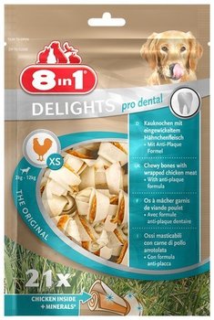 8in1 Dental Delights Bones XS torebka 21szt - 8in1