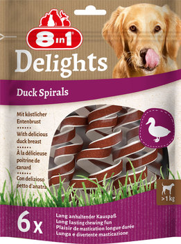 8In1 Przysmak Delights Duck Spirals - 8in1