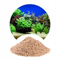 8kg Piasek do Akwarium Bursztynowy Żółty 0,8-1,2mm