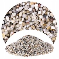 8KG SZARY ŻWIREK KWARCOWY DO AKWARIUM 2-4MM