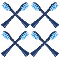 8x końcówki GRANATOWE do szczoteczki sonicznej Oclean SE / X / X PRO / X PRO Elite / X PRO Digital / X10 / One / Air / Z / F1 / FLOW / Endurance - Reptila