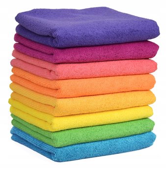 8X Ścierka Ściereczka Oryginał Mikrofibra Do Mycia Szafek Auta Okien 40X30 - inna (Inny)