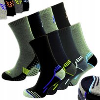 8x Skarpety Męskie 42-46 CIEPŁE BAWEŁNA GRUBE TERMICZNE DŁUGIE RÓŻNE WZORY