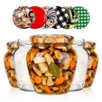 8x Słoiki 550 ml na przetwory, suszone grzyby, miód, ogórki słoiczki słoik szklany + EBOOK