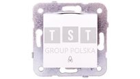 90963606 Karre Przycisk Z Symbolem Dzwonek, Kolor Biały / 90963606
