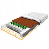 90x200 Materac kieszeniowy LATEKS KOKOS PREMIUM