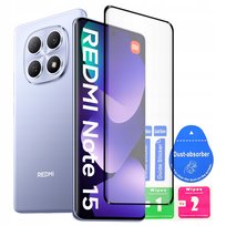 9H Szkło do Xiaomi Redmi Note 15 Zagięte Zakrzywione na Cały Ekran FULL 6D
