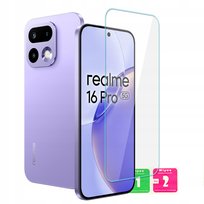 9H Szkło Hartowane Do Realme 16 Pro 5G Szkiełko Ochronne Na Środek Ekranu Futerał Kejs Ochraniacz Okładka Pokrowiec Case Z Klapką Obudowa Z Kieszonką Na Kartę GSM-HURT