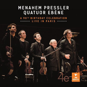 A 90Th Birthday Celebration: Live In Paris - Pressler Menahem, Quatuor Ebene, Colombet Pierre, Le Magadure Gabriel, Herzog Mathieu, Merlin Raphael, Berlioz Benjamin, Pregardien Christoph