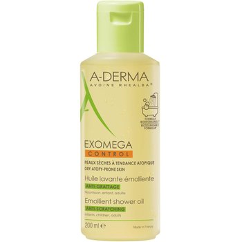 A-Derma Exomega Control, olejek emolient pod prysznic, 200 ml - Pierre Fabre