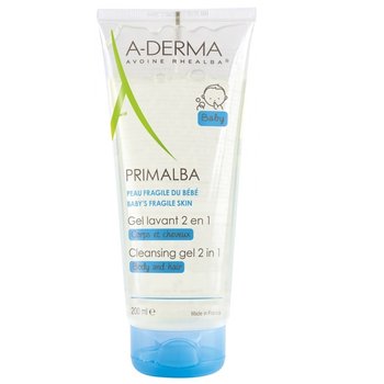A-Derma Primalba, Cleansing Gel 2in1, Delikatnie oczyszczający żel dla niemowląt, 200ml - A-derma