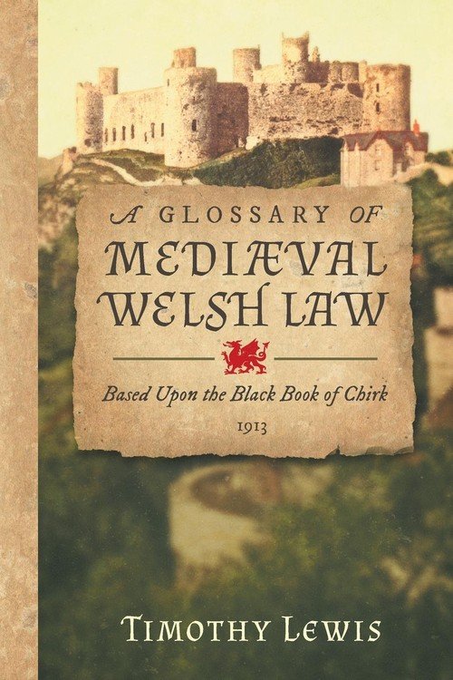 A Glossary of Mediæval Welsh Law Lewis Timothy Książka w Empik