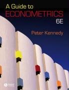 A Guide to Econometrics - Kennedy Peter