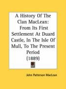 A History Of The Clan MacLean - Maclean John Patterson | Książka W Empik