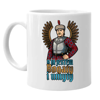 A ja jestem bogaty i umyty -Bogdan - kubek na prezent dla fanów serialu 1670 - Koszulkowy