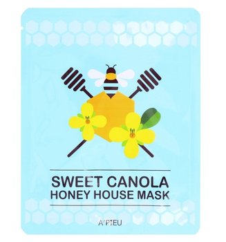 A'Pieu, Honey House, ujędrniająco-nawilżająca maseczka w płachcie Sweet Canola, 23 g - A'Pieu