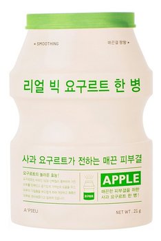 A’pieu Real Big Yogurt One-Bottle, Maseczka w płachcie Apple, 21g - A’pieu