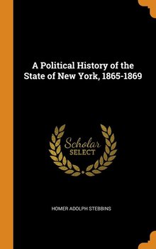 A Political History of the State of New York, 1865-1869 - Stebbins Homer Adolph