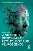 A Students Dictionary of Psychology and Neuroscience Opracowanie zbiorowe