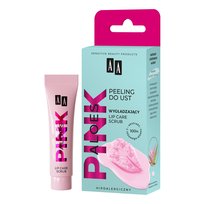 AA Aloes Pink wygładzający peeling do ust lip care scrub 10 g AA