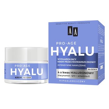 AA Hyalu Pro-Age, Wygładzający krem przeciwzmarszczkowy na dzień, 50 ml - AA