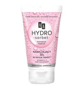 AA, Hydro Sorbet, nawilżający żel do mycia twarzy do cery suchej i normalnej, 150 ml - AA